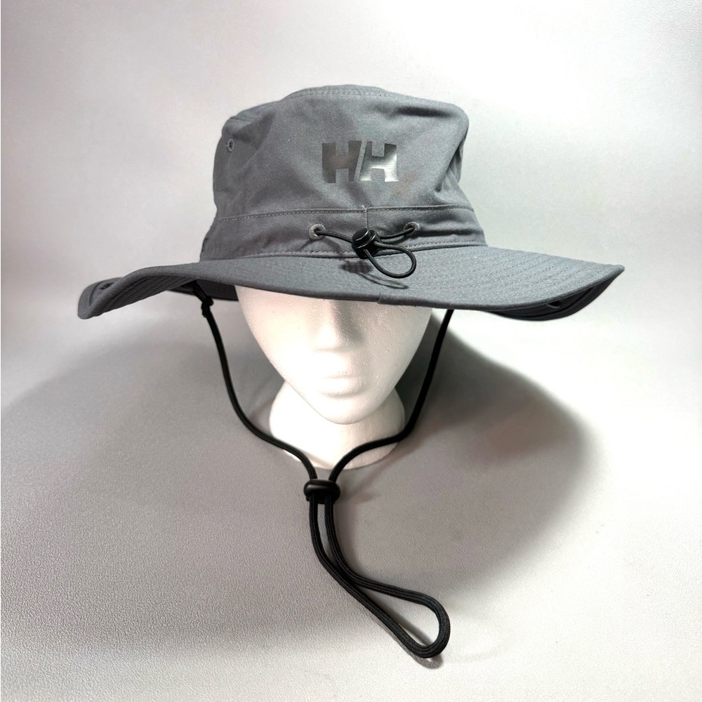 Helly Hansen Men’s Gray UPF 40+ Wide-Brim "Park City" Boonie Crew Hat